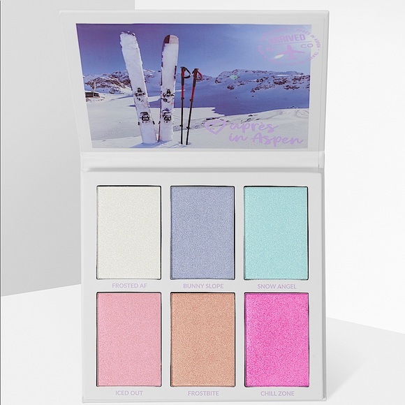 NEW - BH COSMETICS - 6 Color Highlighter Palette - APRÈS IN ASPEN - Picture 12 of 16